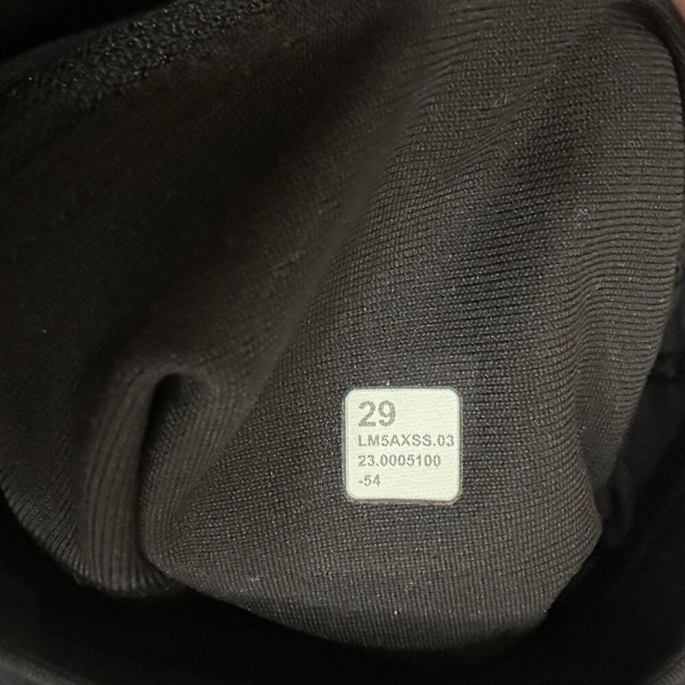 Lululemon Men’s ABC Relaxed Fit Pant Warpstreme LM5AXSS Black Size 29” X 29.5” - Picture 10 of 10